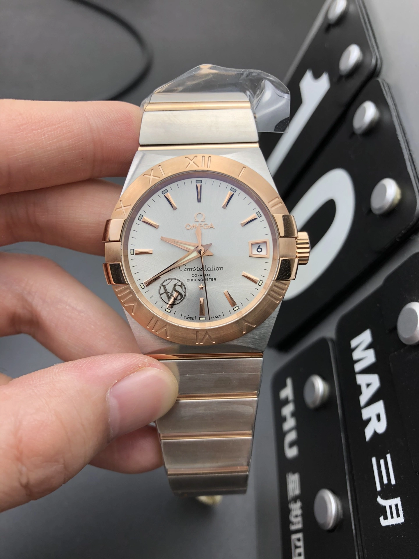 CBD Factory Omega Constellation Co-Axial 38mm Two-Tone Silver Dial (123.20.38.21.02.001) 1:1 Super Clone – DD8500 Movement Youthful 322